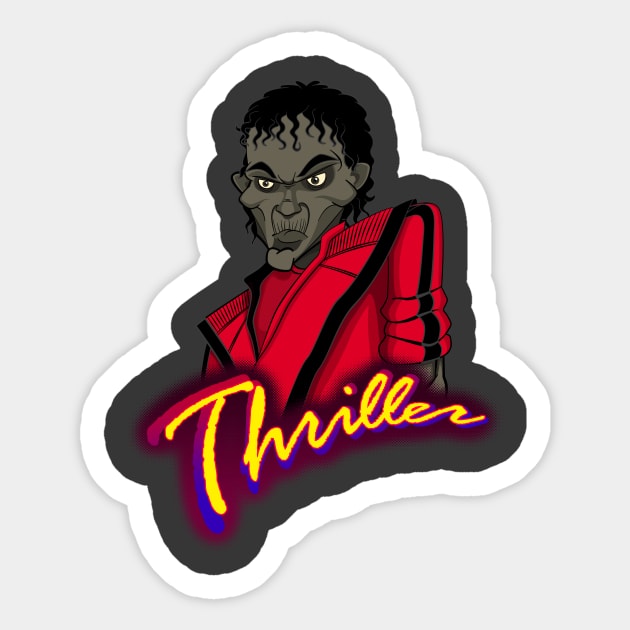 Thriller Sticker by StonedWorks